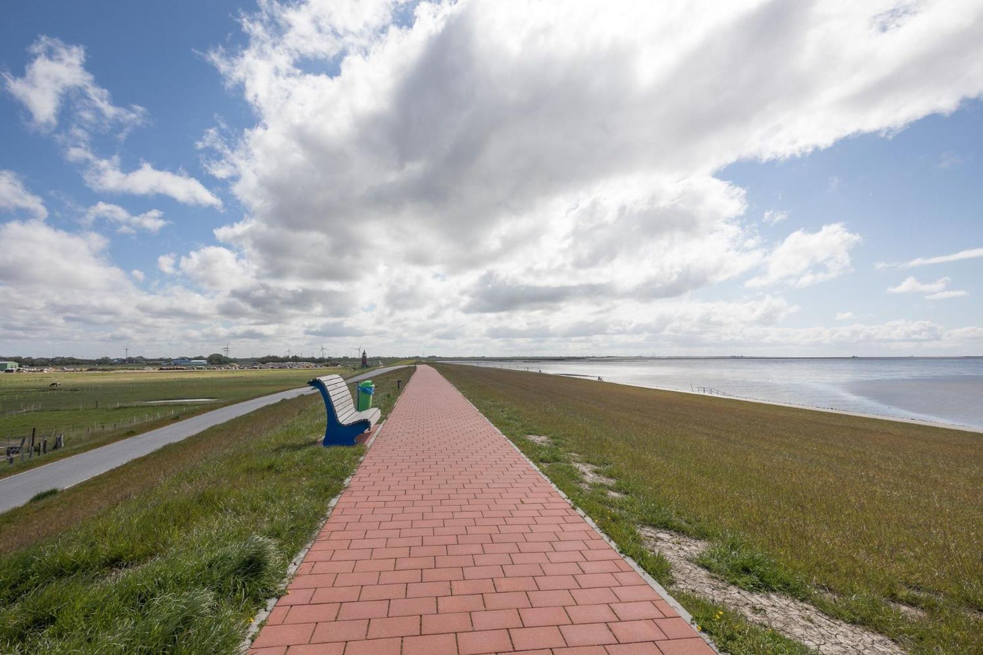 Direkt Am Deich - Ferienwohnung Amrum Im Gaestehaus Am Badedeich Dagebüll Extérieur photo